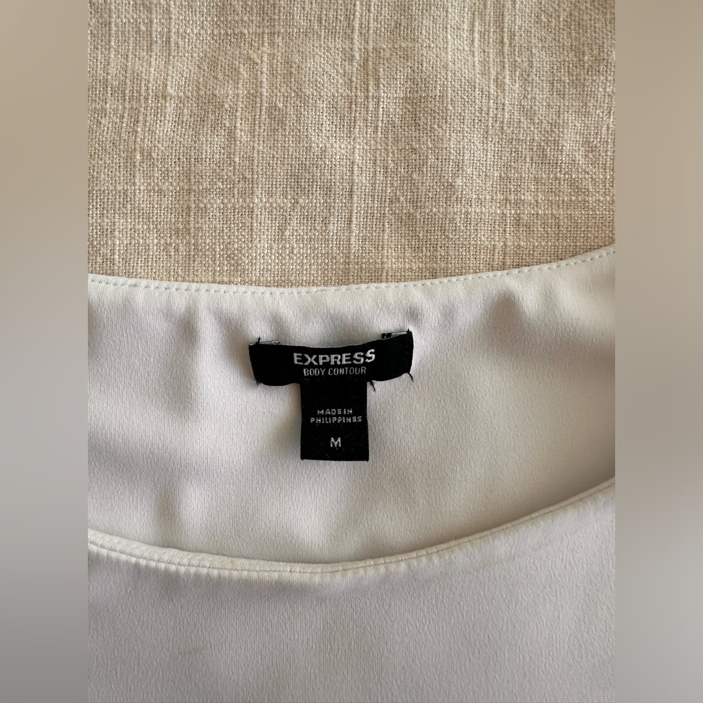 White Simple Tee - image 2